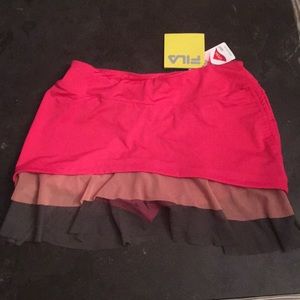 NWT Fila tennis skirt with built in shorts